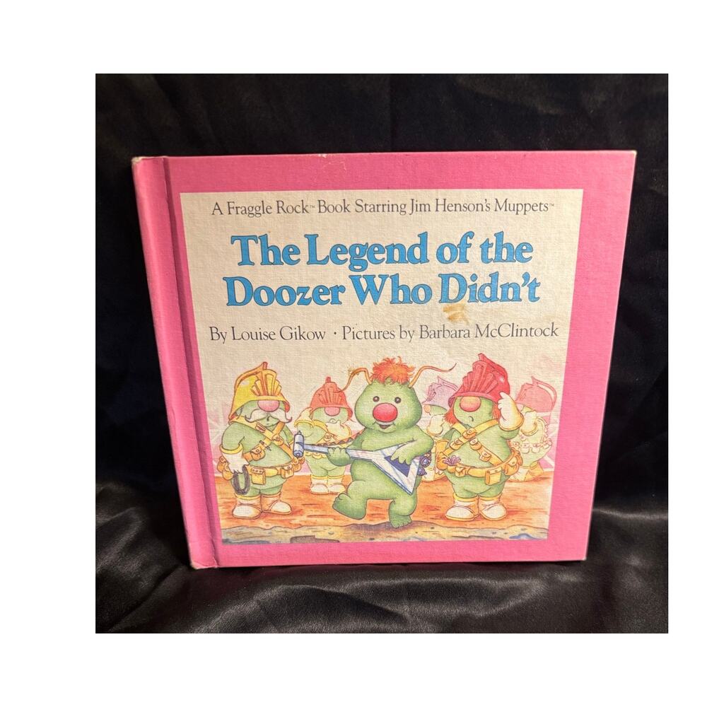 Vintage 80’s Fraggle Rock The Legend of the Doozer Who Didn't Hardcover Henson